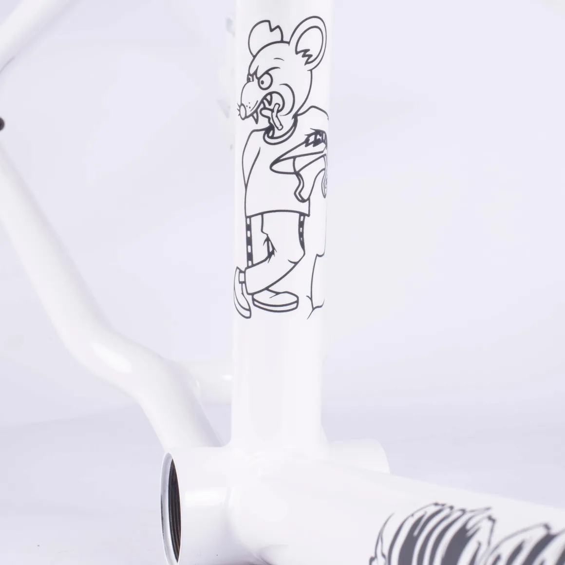 24" Race Frame / white