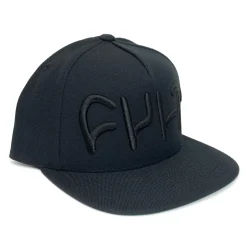 Big Logo Snapback / black on black