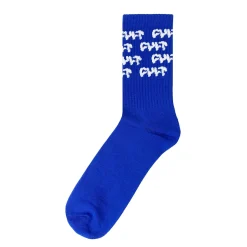 Pattern Socks / blue