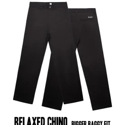 Relaxed Chino Pants / black