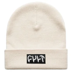 Witness Beanie / tight knit off white
