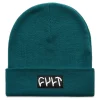 Witness Beanie / tight knit pacific green