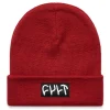 Witness Beanie / tight knit cardinal