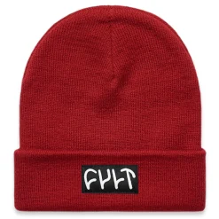 Witness Beanie / tight knit cardinal