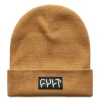 Witness Beanie / tight knit camel